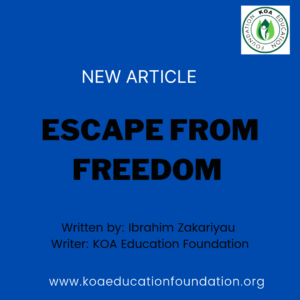 ESCAPE FROM FREEDOM